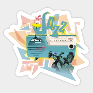 Jazz Radio Sticker